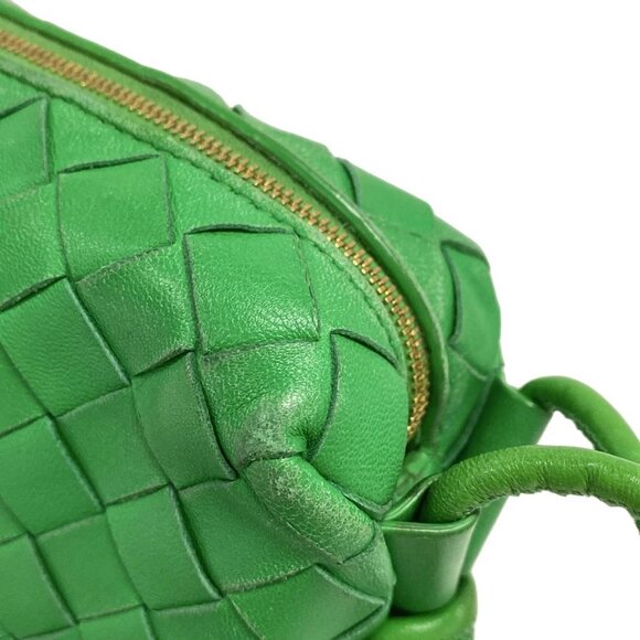 BOTTEGA VENETA Intrecciato - Green Leather P********* Shoulder Bag - Picture 13 of 15